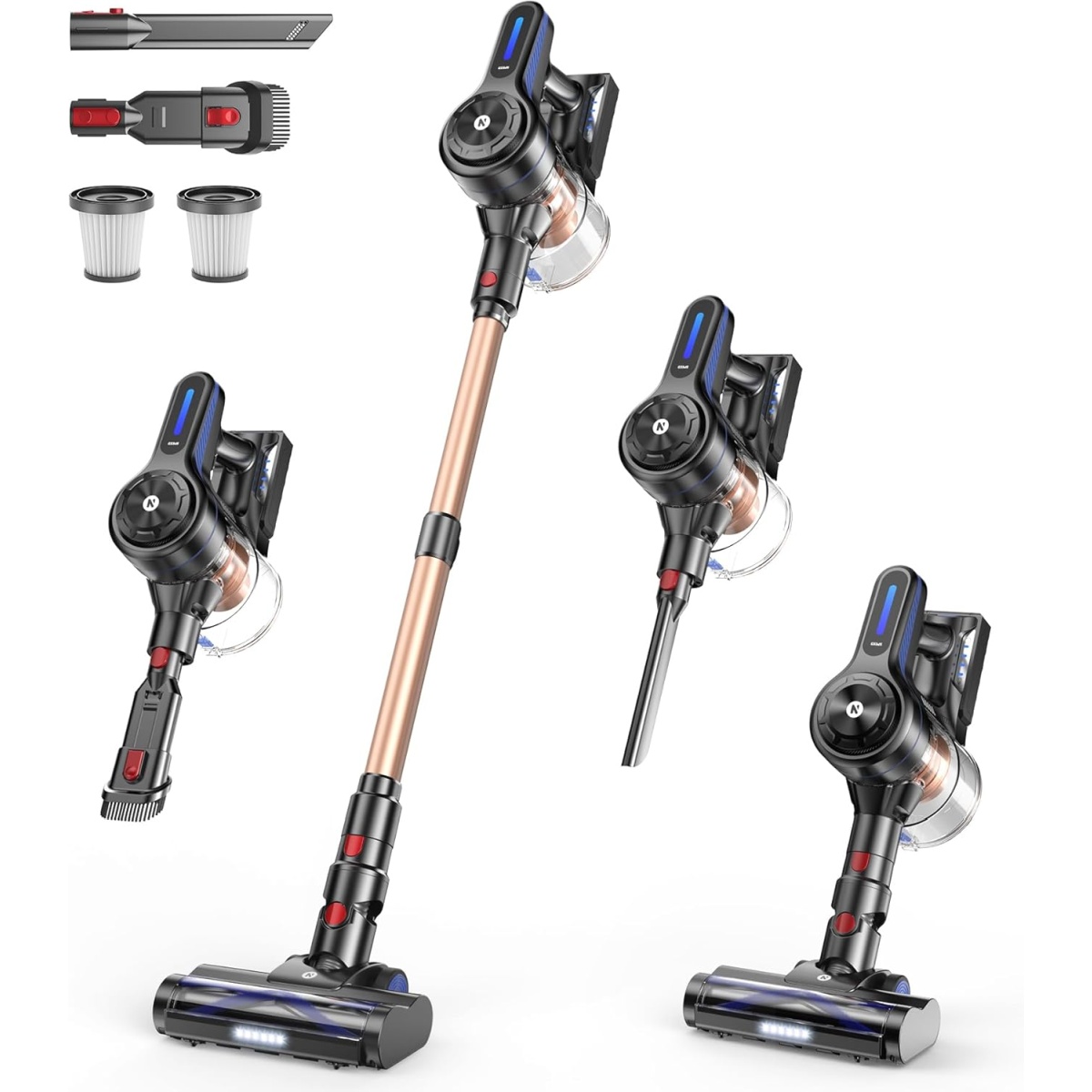 NADALY Cordless Vacuum Cleaner with 45min Runtime A13