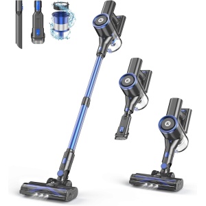 NADALY Stick Vacuum with 3 Powerful Suction Modes ME02
